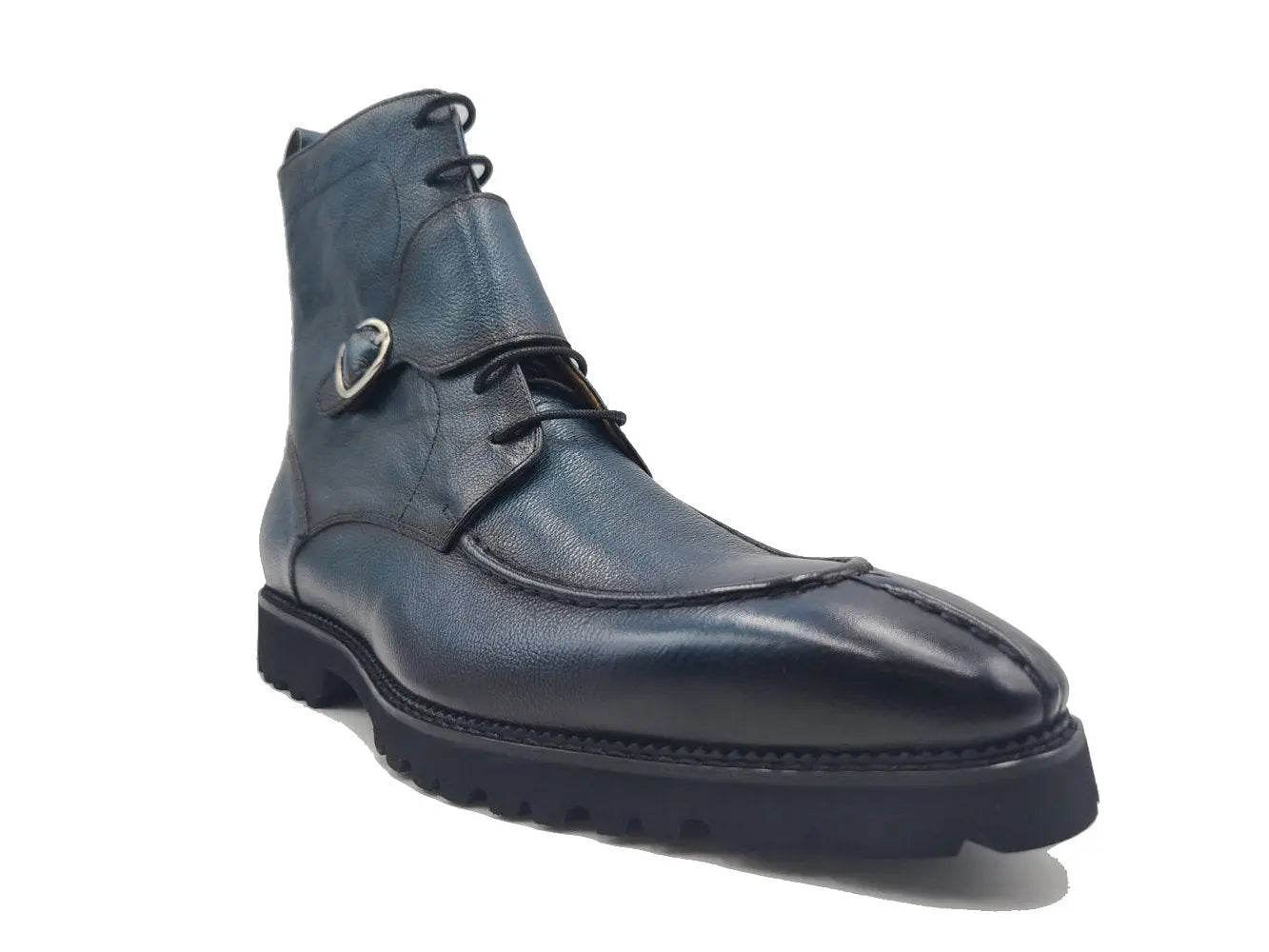 Carrucci Rugged Split Toe Lace-up Boot - 7.5