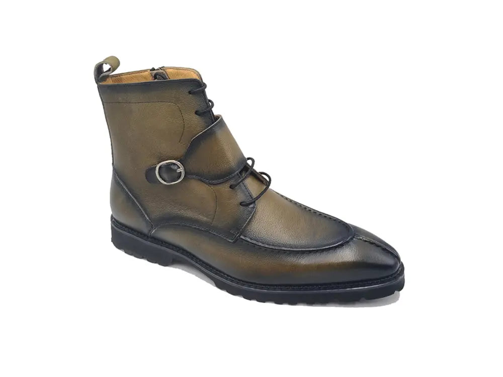 Carrucci Rugged Split Toe Lace-up Boot - 7.5