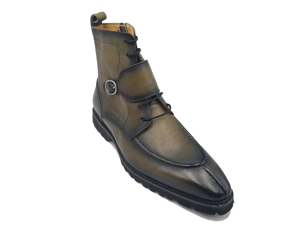 Carrucci Rugged Split Toe Lace-up Boot - 7.5