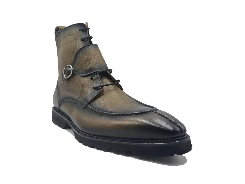 Carrucci Rugged Split Toe Lace-up Boot - 7.5