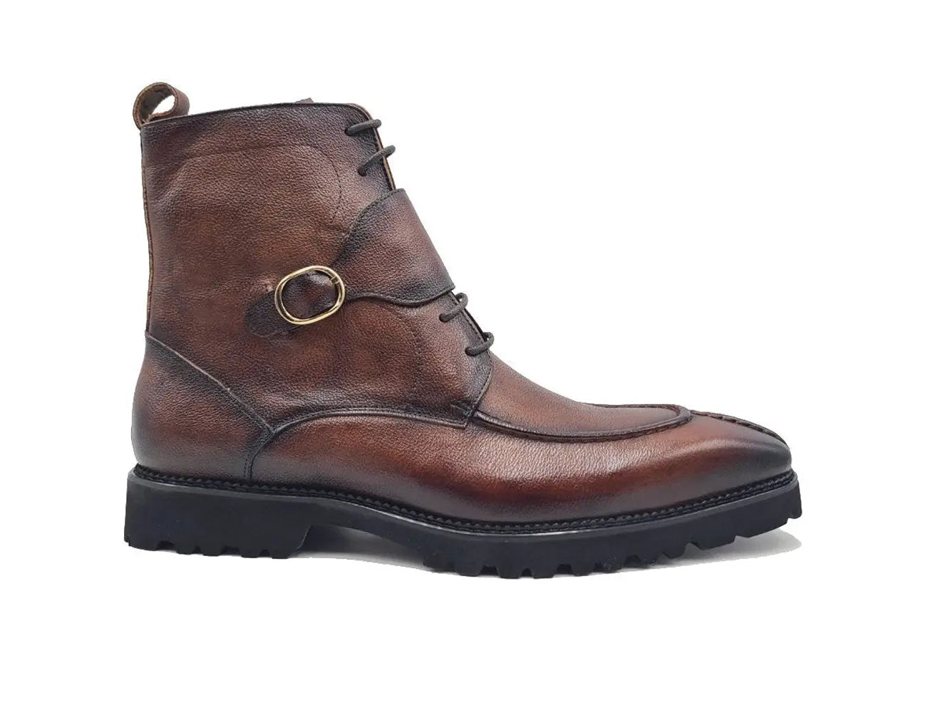 Carrucci Rugged Split Toe Lace-up Boot - 7.5