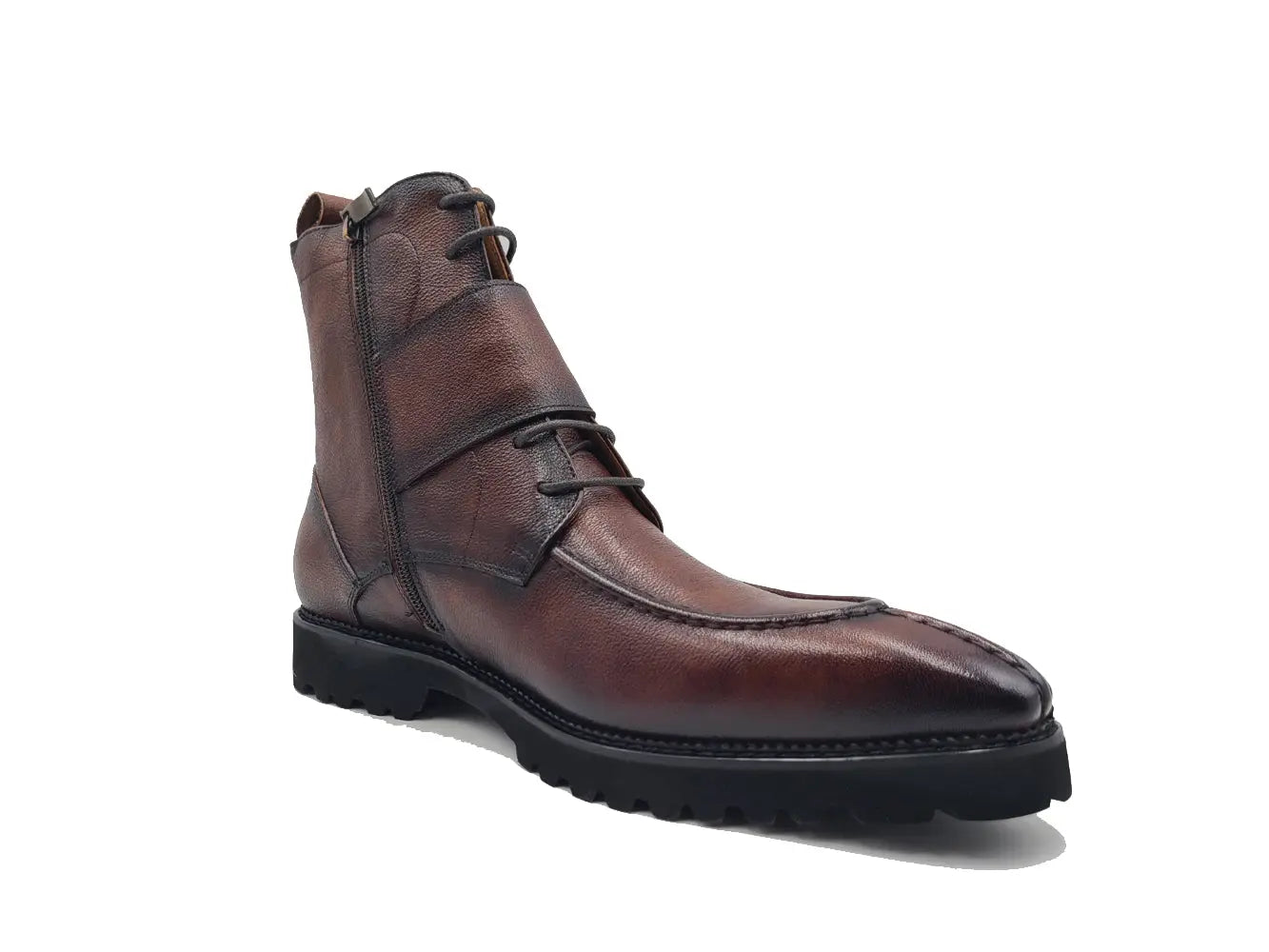 Carrucci Rugged Split Toe Lace-up Boot - 7.5