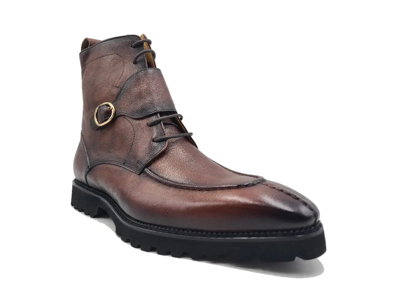 Carrucci Rugged Split Toe Lace-up Boot - 7.5