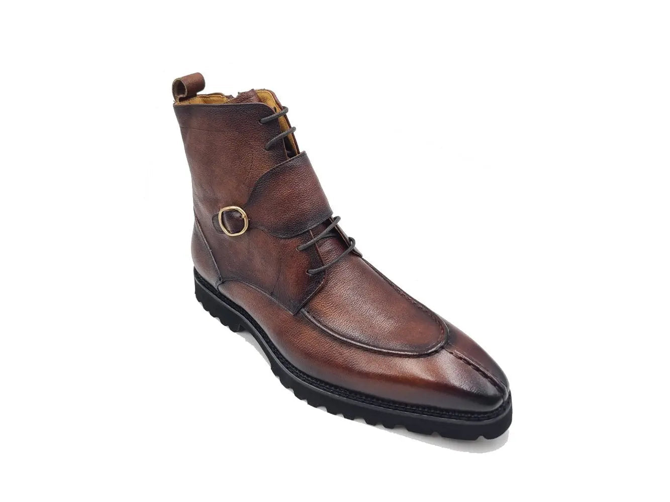 Carrucci Rugged Split Toe Lace-up Boot - 7.5