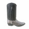 Los Altos Men's Rustic Black Python Snakeskin J Toe Boots