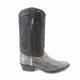 Los Altos Men's Rustic Black Python Snakeskin J Toe Boots