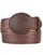 Men's Western Genuine Rustic Brown Shark Belts