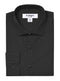 "Men's Slim Fit Cotton Dress Shirt - Basic Black Style"