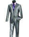 Mens Grey Suits Mens Modern Fit Shiny Sharkskin homecoming Suits in Silver Grey