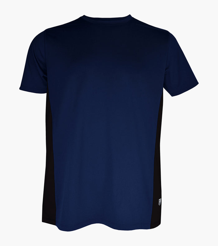 CREW NECK BLOCK T-SHIRT Performance Fabric