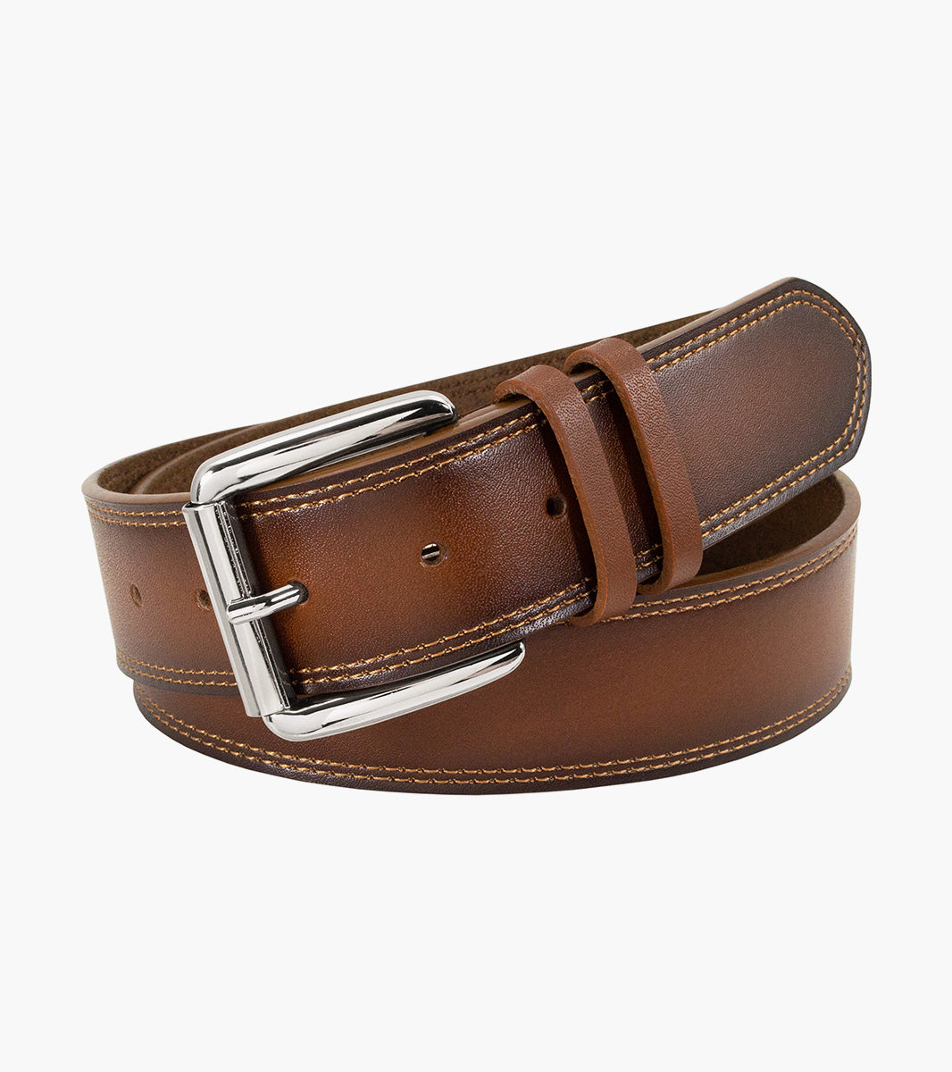 Stacy Adams Dylan Genuine Leather Belt by Stacy Adams Shoes - 32