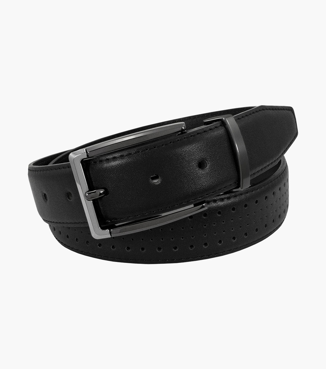 Stacy Adams Pacer Perf Leather Belt by Stacy Adams Shoes - 32
