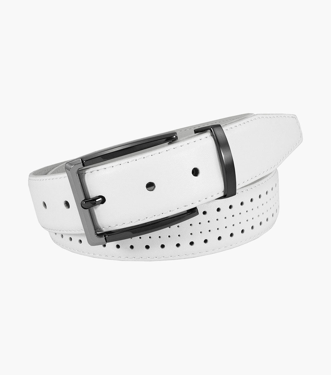 Stacy Adams Pacer Perf Leather Belt by Stacy Adams Shoes - 32
