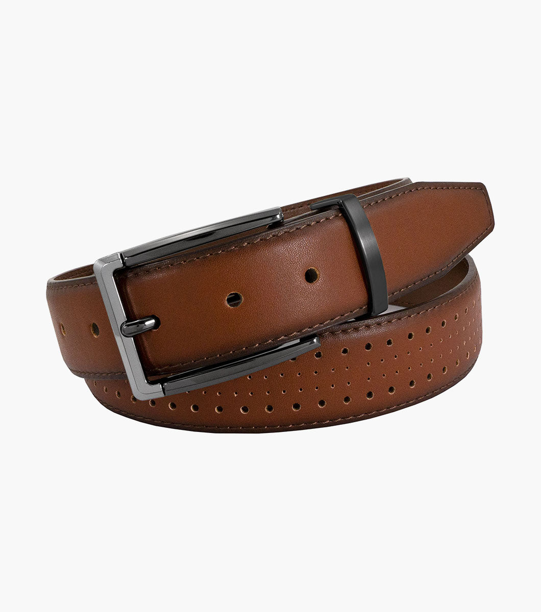 Stacy Adams Pacer Perf Leather Belt by Stacy Adams Shoes - 32