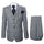 Men’s Black and White Plaid Super 150’s Wool Suit Pleated Pants Wide Lapel Jacket
