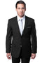 Cheap Priced Suit- Men's Basic 2 Button Slim Fit Wedding  Black Suit