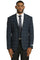Men's Stacy Adams Modern Fit Business Sport Coat Blazer in Dark Green Plaid