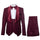 Rossi Man RM1253 Formal 3-Piece Smoking Style Tuxedo for Men