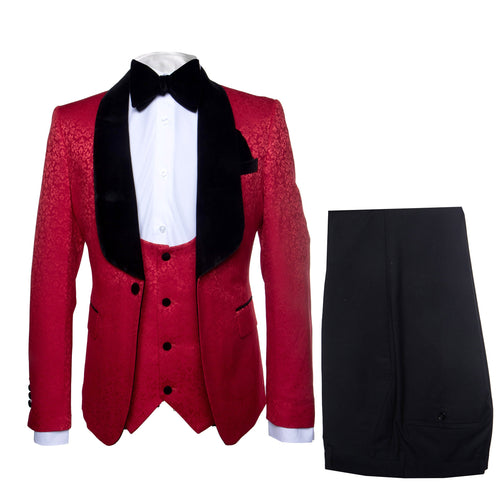 Rossi Man RM1448 â€“ Elegant Smoking Style 3-Piece Tuxedo Set for Men