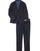 Mens Navy Blue Wedding Tuxedo - Dark Blue Tuxedo homecoming  Suit" Little Boys and Toddlers Navy Blue Gingham Check Suit