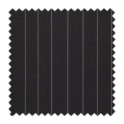 Tuscany Collection Pinstripe Fabric - Black