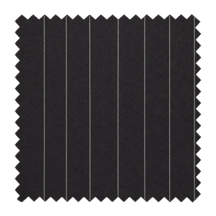 Tuscany Collection Pinstripe Fabric - Black