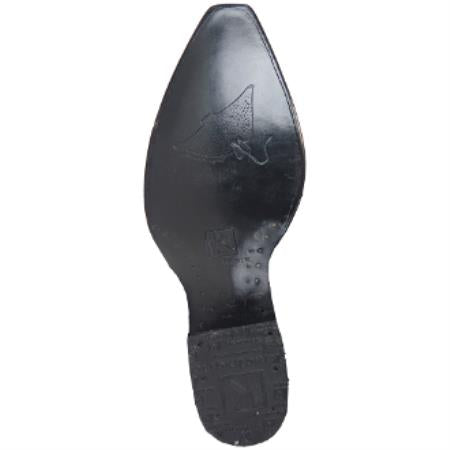 Men's Black 13 Embroidered Leather Shaft Handcrafted Dress Cowboy Boot Cheap Priced For Sale Online - 6EE