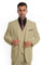 Cheap Priced Suit - Men's Vested Two Button Solid Color Wedding & Business Sand Suit