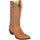 Los Altos Boots - Mens Dress Cowboy Boot - Low Priced Cowboy Ostrich Boots Honey Snip Toe-  in Honey