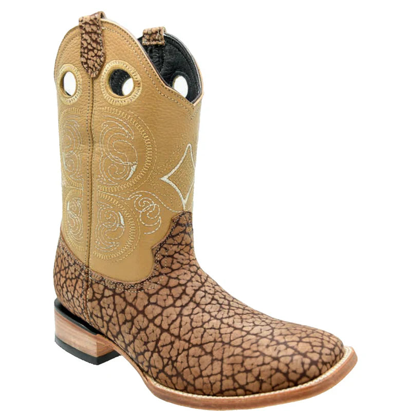 Mens White Diamond Boot Oryx Bullhide Cowboy Boots Square Toe - 6