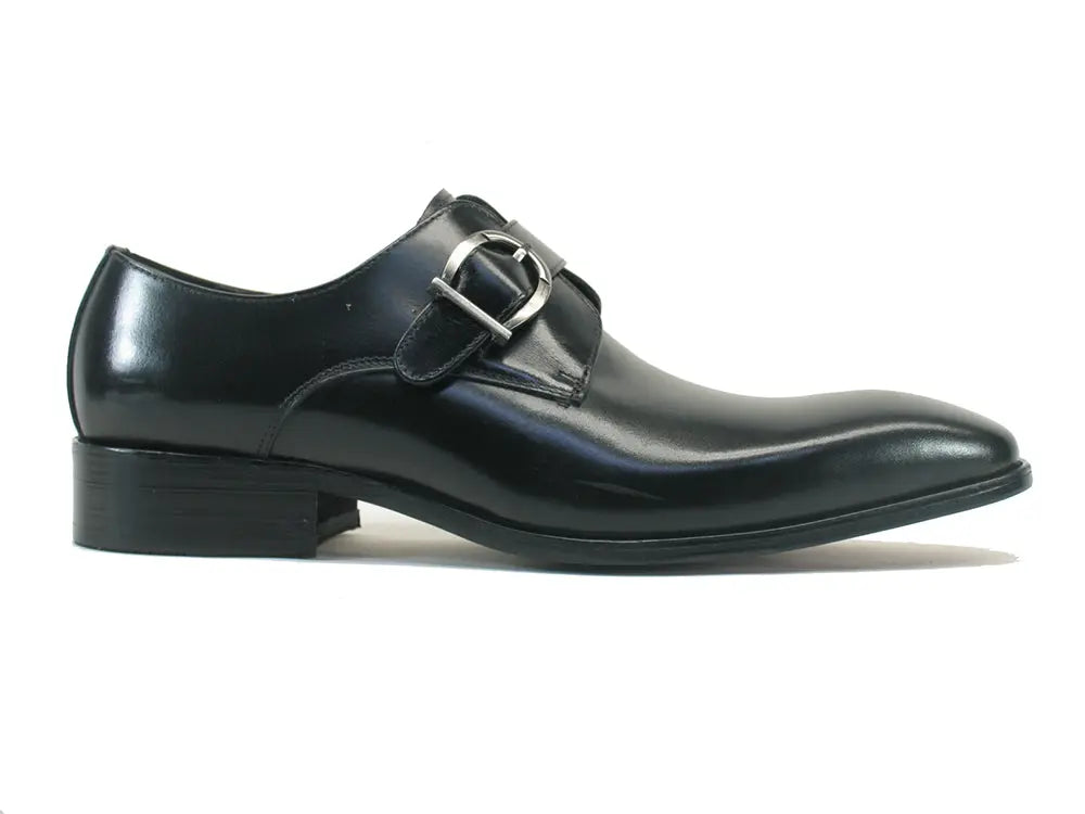 Signature Buckle Monk Strap Shoe - 7