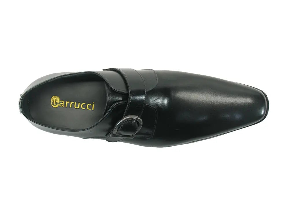 Carrucci Signature Buckle Monk Strap Shoe - 7.5
