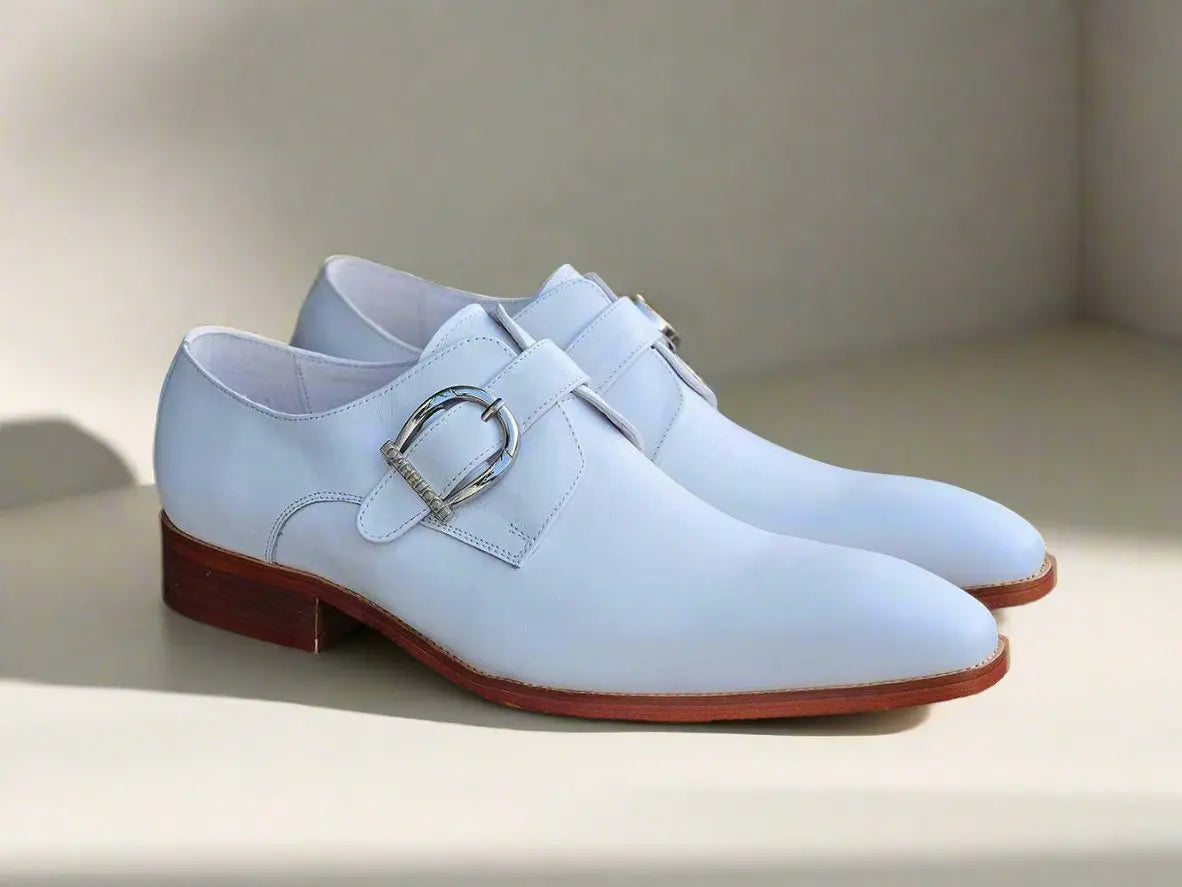 Carrucci Signature Buckle Monk Strap Shoe - 7.5