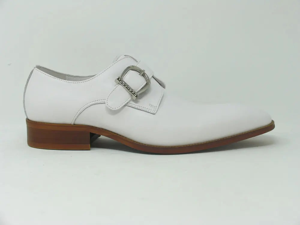 Carrucci Signature Buckle Monk Strap Shoe - 7.5