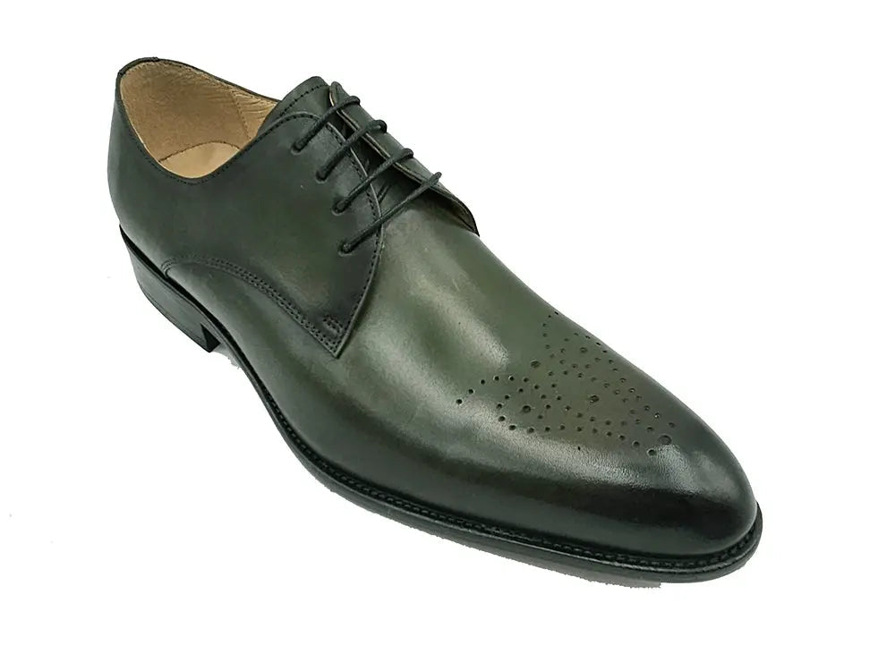 Signature Burnished Lace-up Derby - 7.5