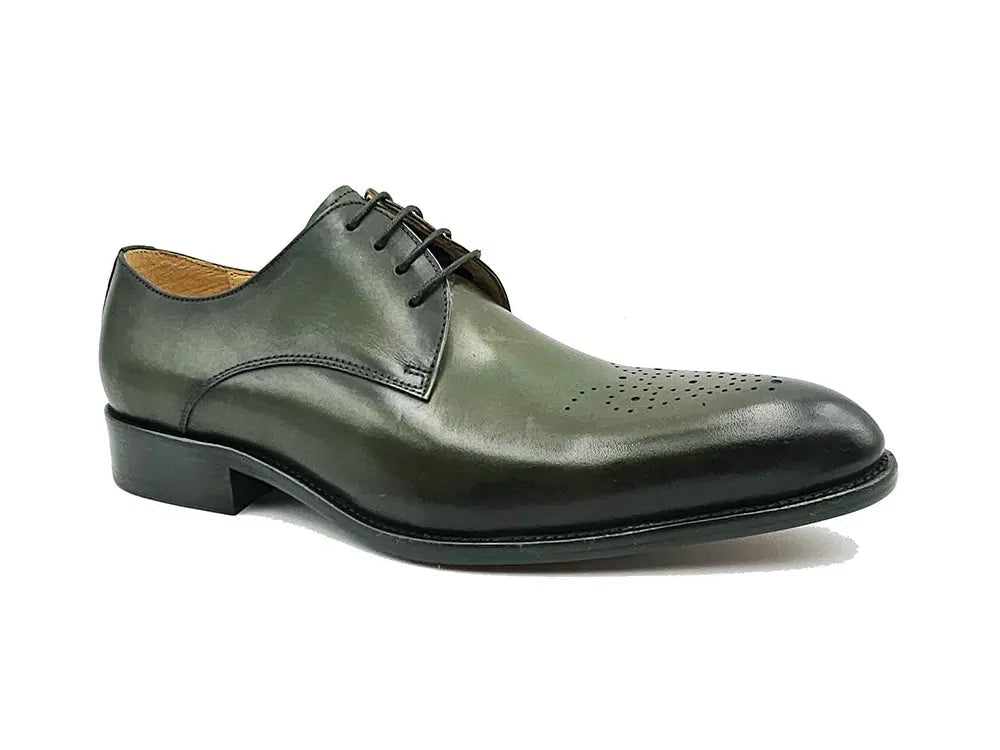 Signature Burnished Lace-up Derby - 7.5