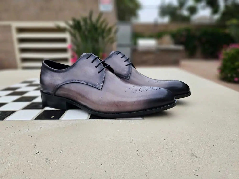 Signature Burnished Lace-up Derby - 7.5