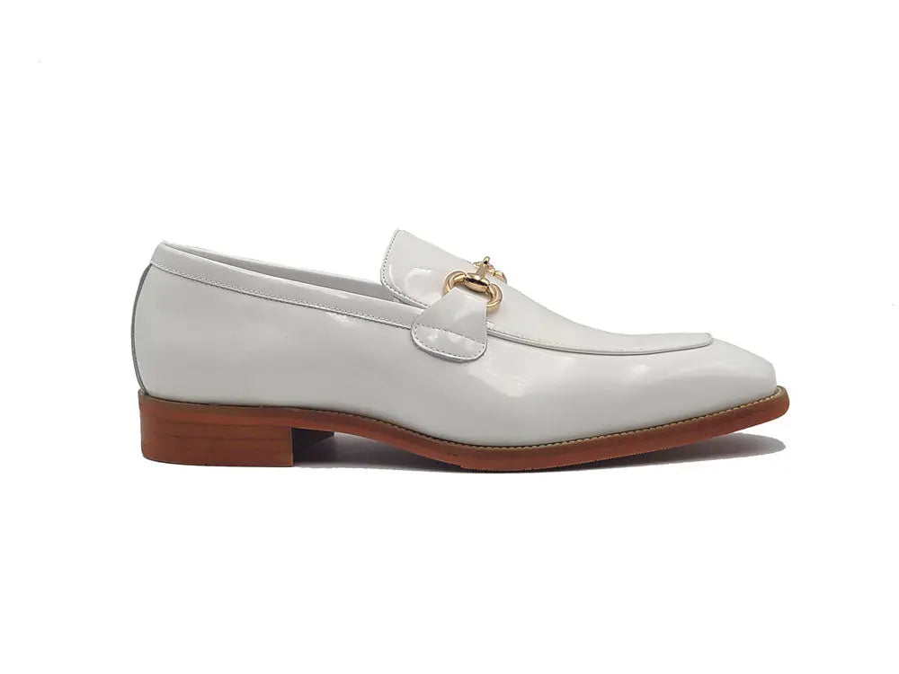 Signature Horse Bit Patent Leather Loafer - 7.5