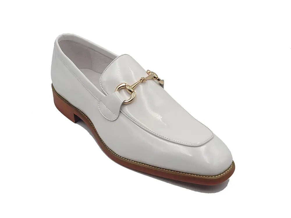 Signature Horse Bit Patent Leather Loafer - 7.5