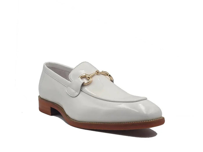 Carrucci Signature Horse Bit Patent Leather Loafer