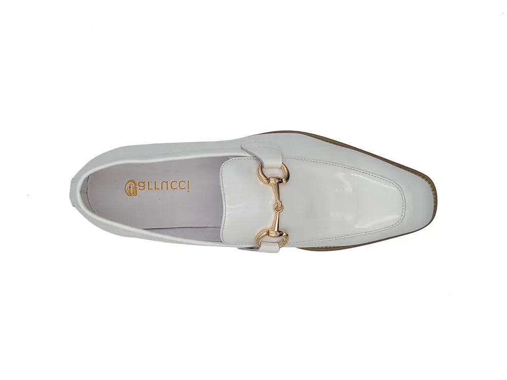 Carrucci Signature Horse Bit Patent Leather Loafer - 7.5