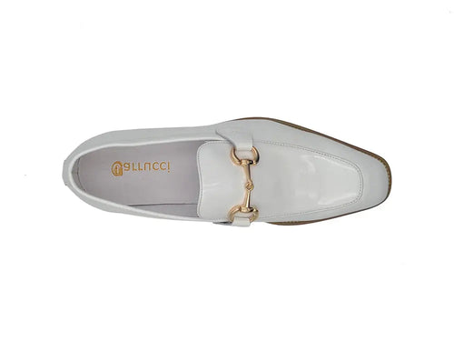 Carrucci Signature Horse Bit Patent Leather Loafer