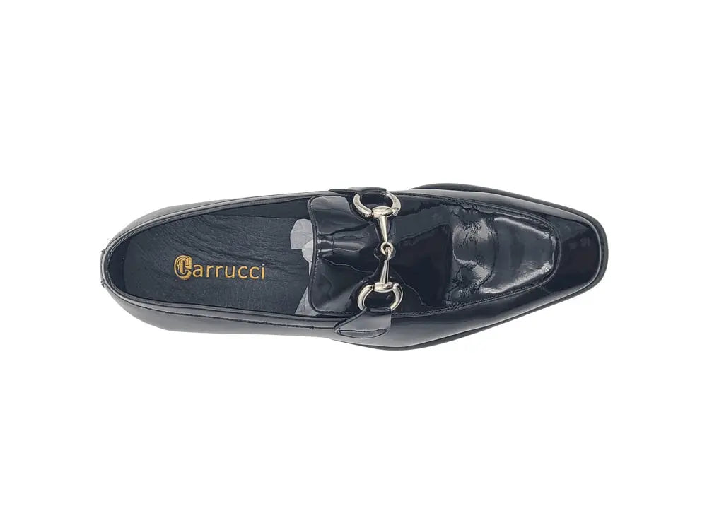 Carrucci Signature Horse Bit Patent Leather Loafer - 7.5