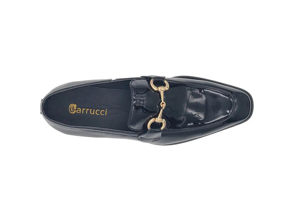 Carrucci Signature Horse Bit Patent Leather Loafer - 7.5