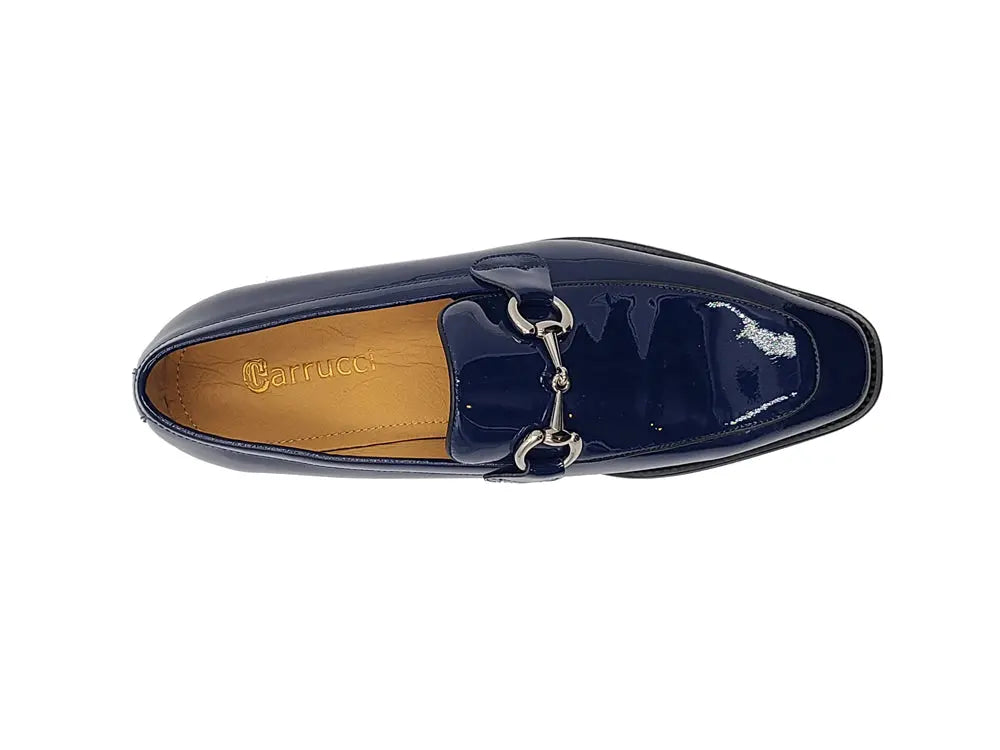 Carrucci Signature Horse Bit Patent Leather Loafer - 7.5