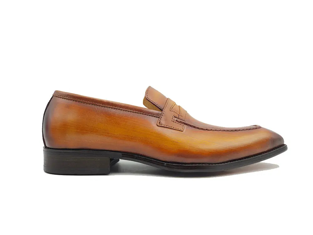 Carrucci Signature Leather Penny Loafer Slip-on - 7.5