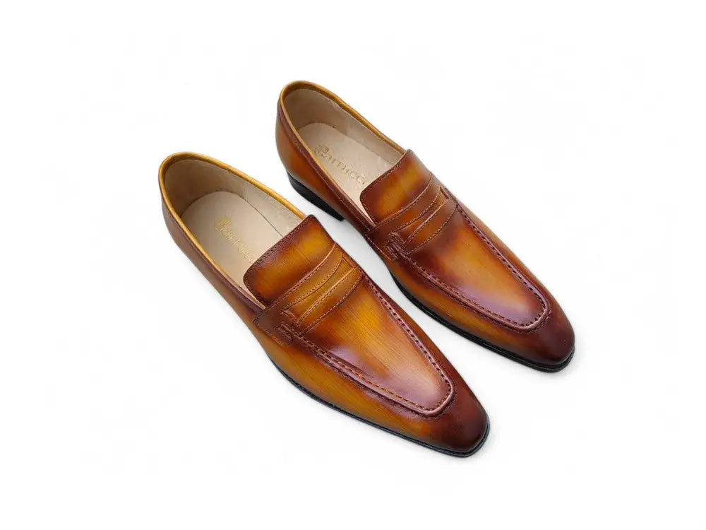 Carrucci Signature Leather Penny Loafer Slip-on - 7.5