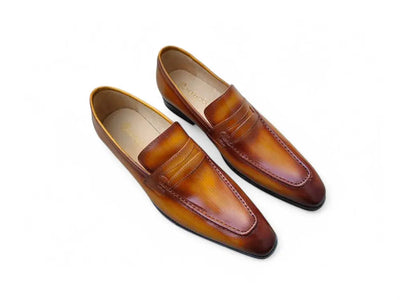 Signature Leather Penny Loafer Slip-on Carrucci