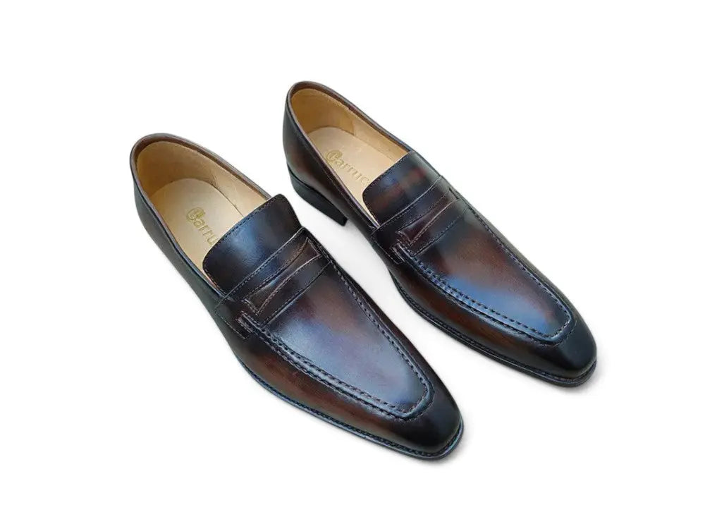 Carrucci Signature Leather Penny Loafer Slip-on - 7.5