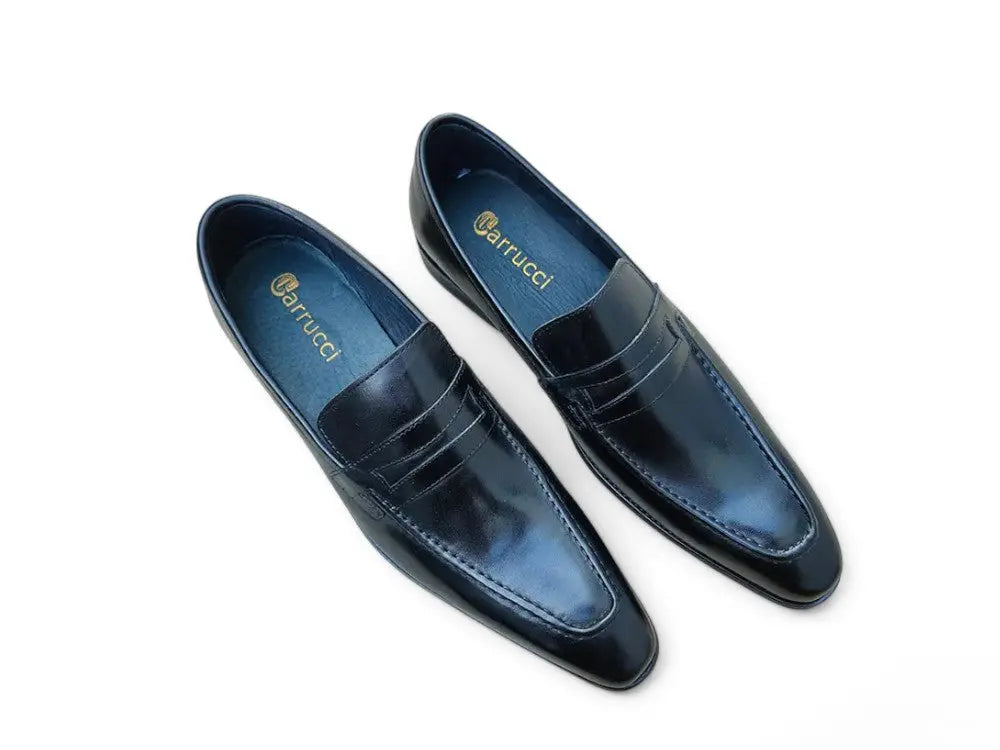 Carrucci Signature Leather Penny Loafer Slip-on - 7.5